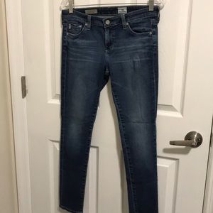 AG SUPER SKINNY ANKLE LEGGING SIZE 28R